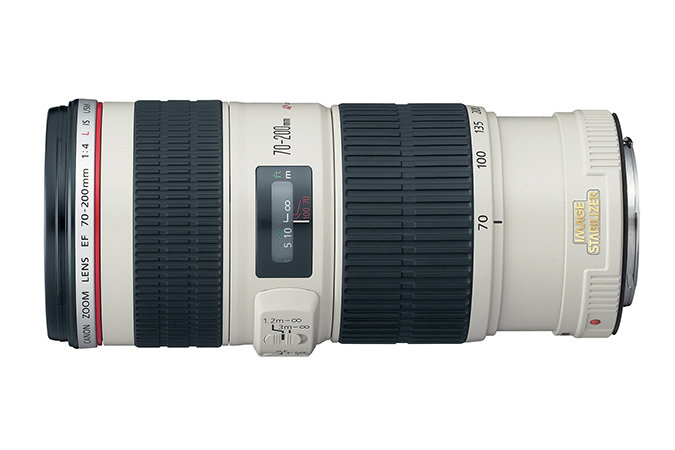 A tele-zoom lens for Canon EF full-frame system.